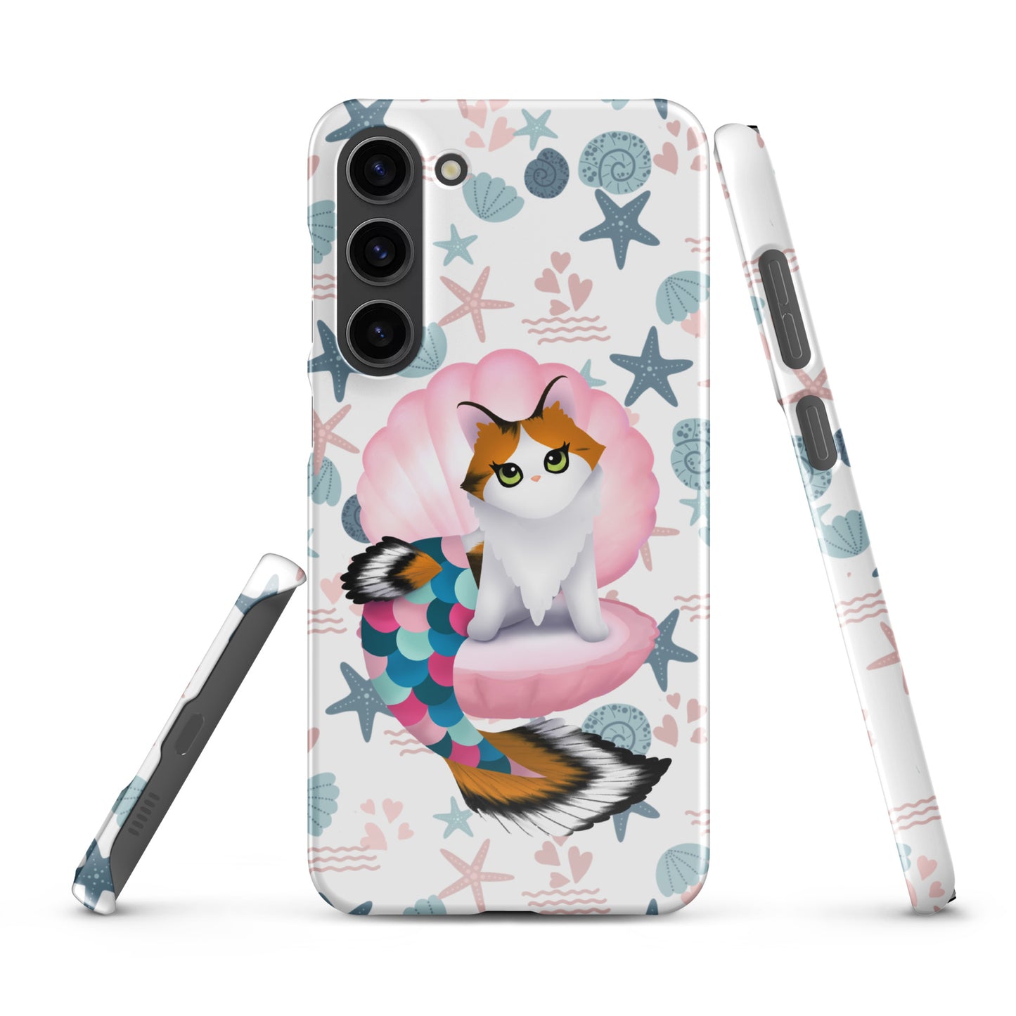 Purrmaid Paisley Samsung Phone Snap Case