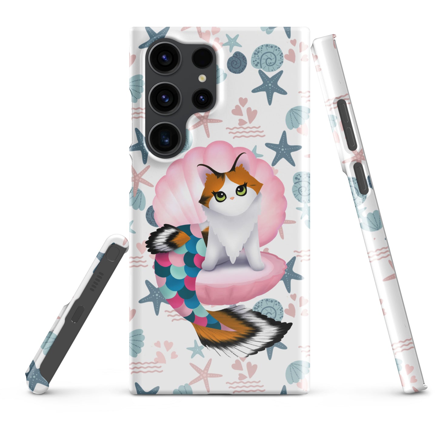 Purrmaid Paisley Samsung Phone Snap Case