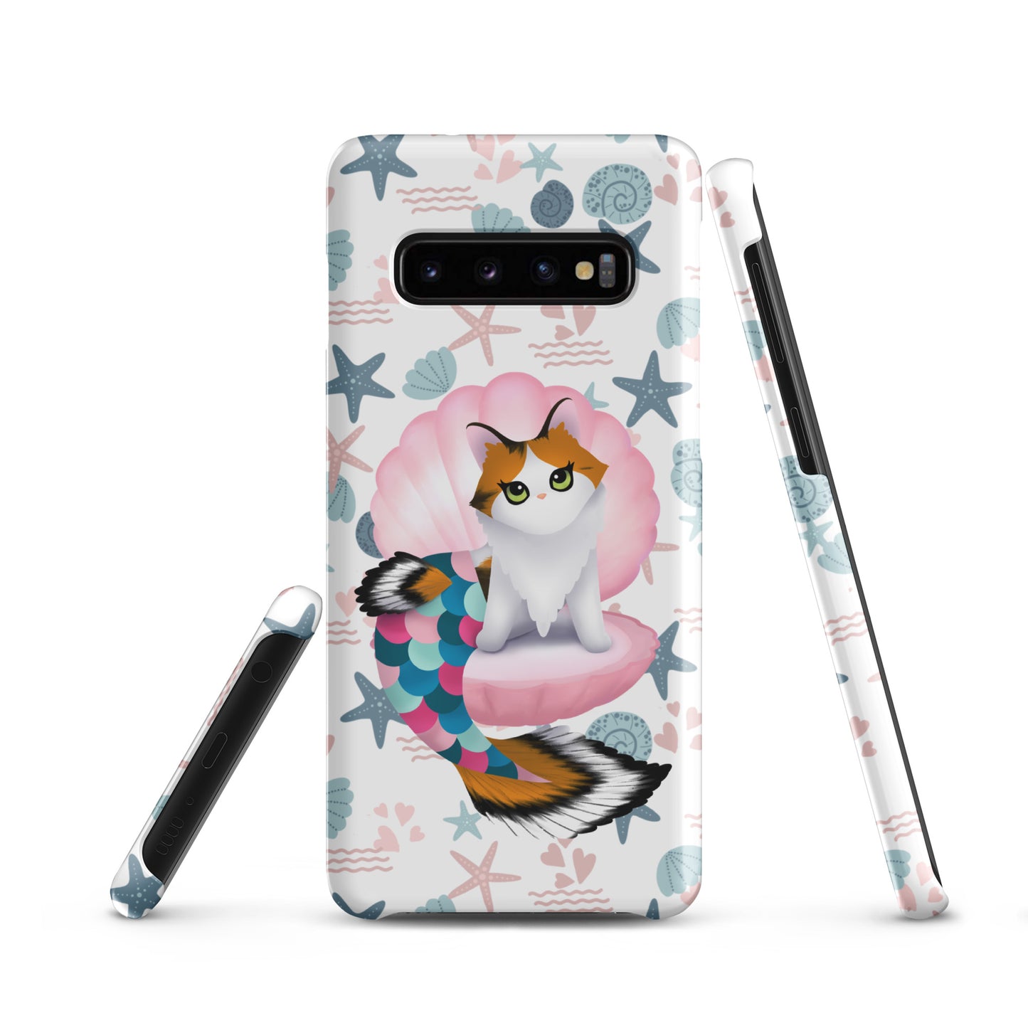 Purrmaid Paisley Samsung Phone Snap Case