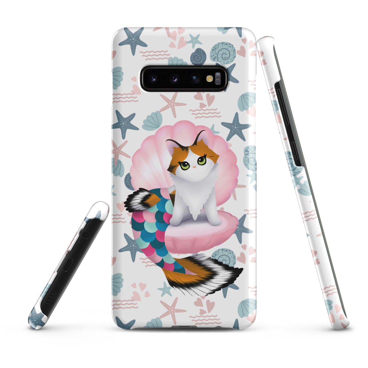 Purrmaid Paisley Samsung Phone Snap Case