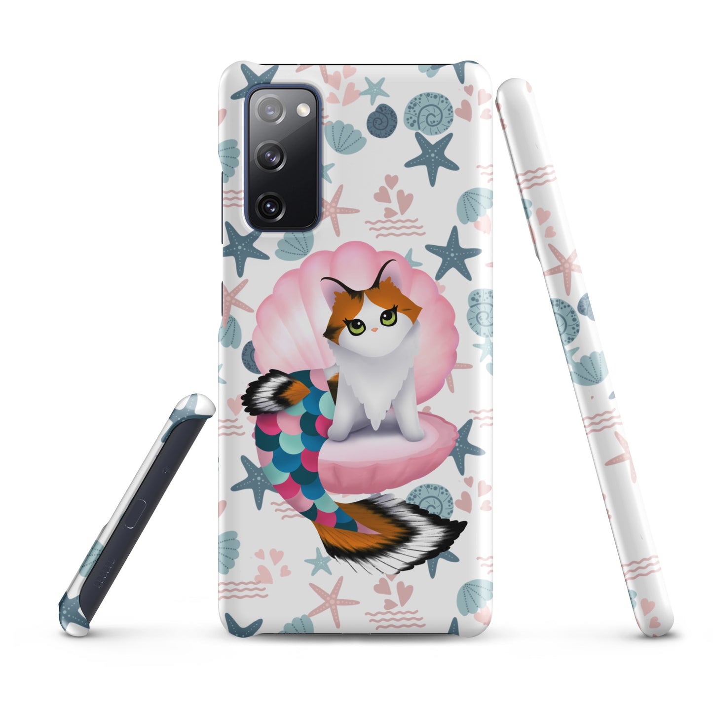 Purrmaid Paisley Samsung Phone Snap Case