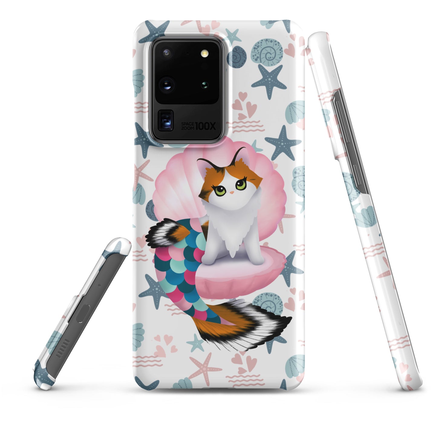 Purrmaid Paisley Samsung Phone Snap Case