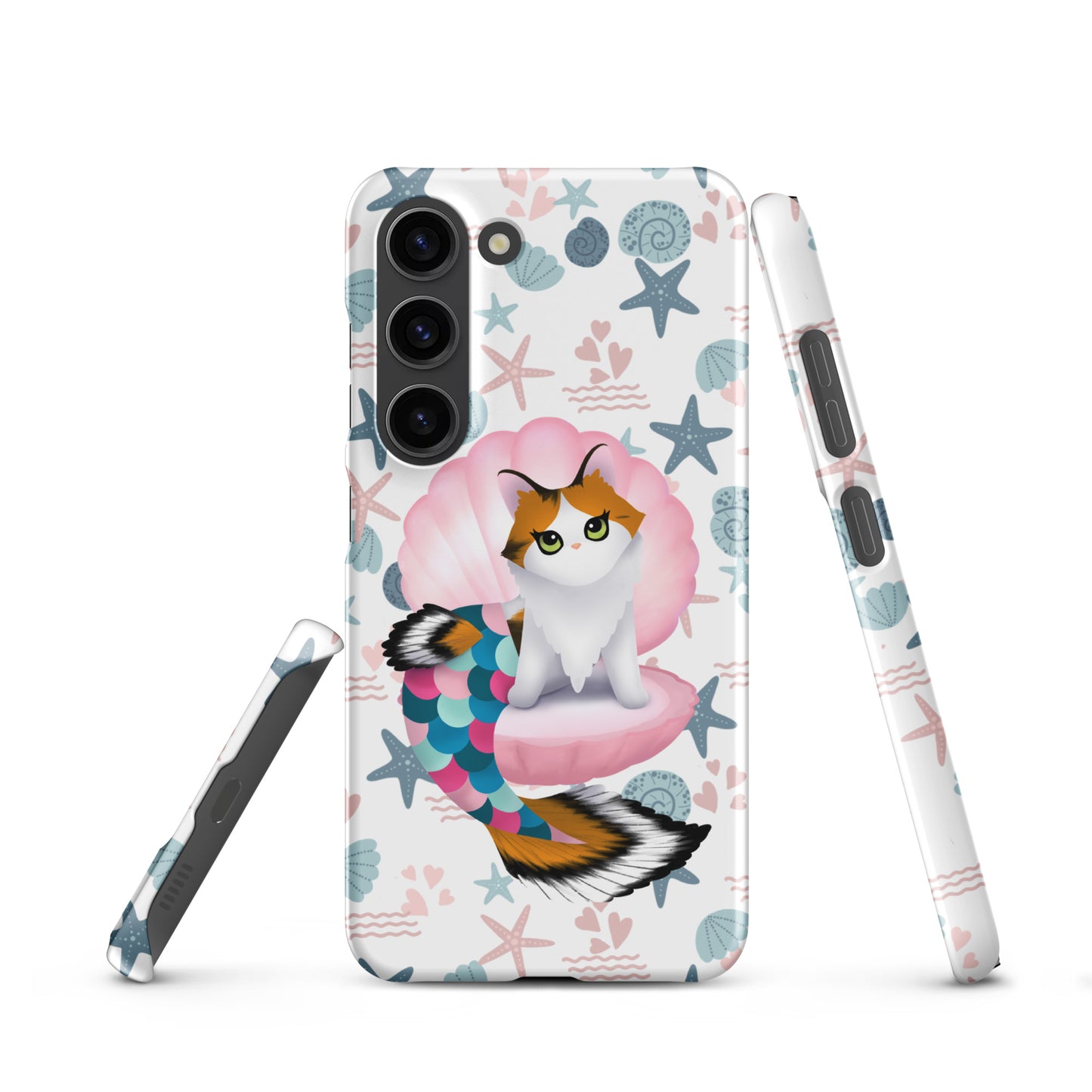 Purrmaid Paisley Samsung Phone Snap Case