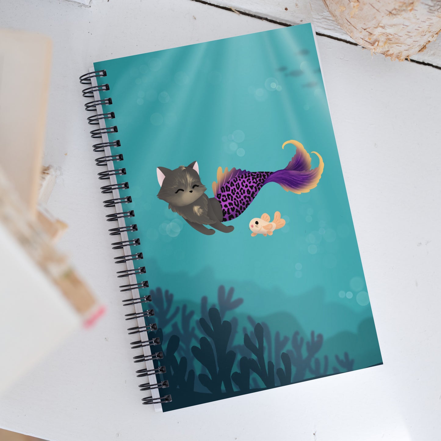 Purrmaid Scooty Notebook