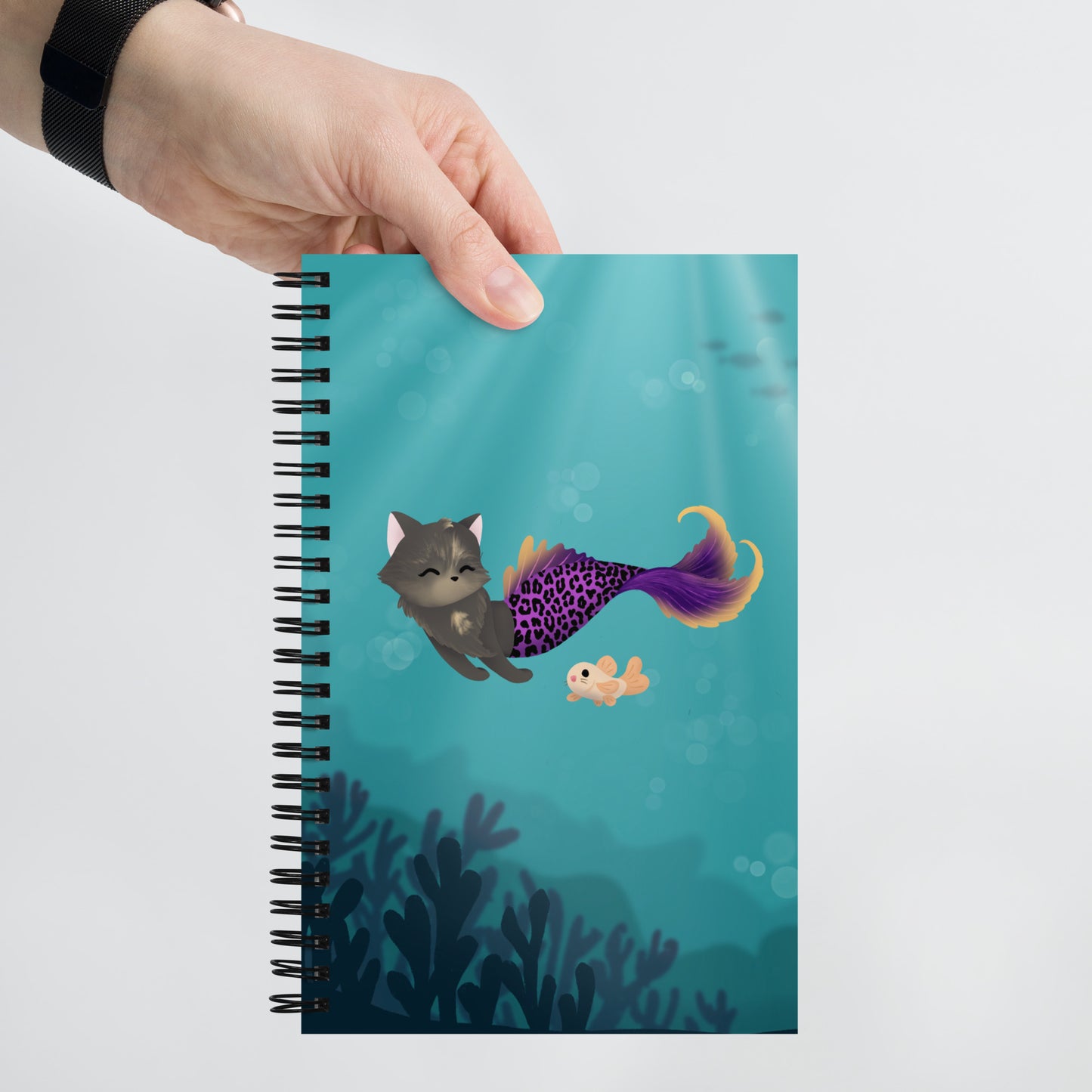 Purrmaid Scooty Notebook