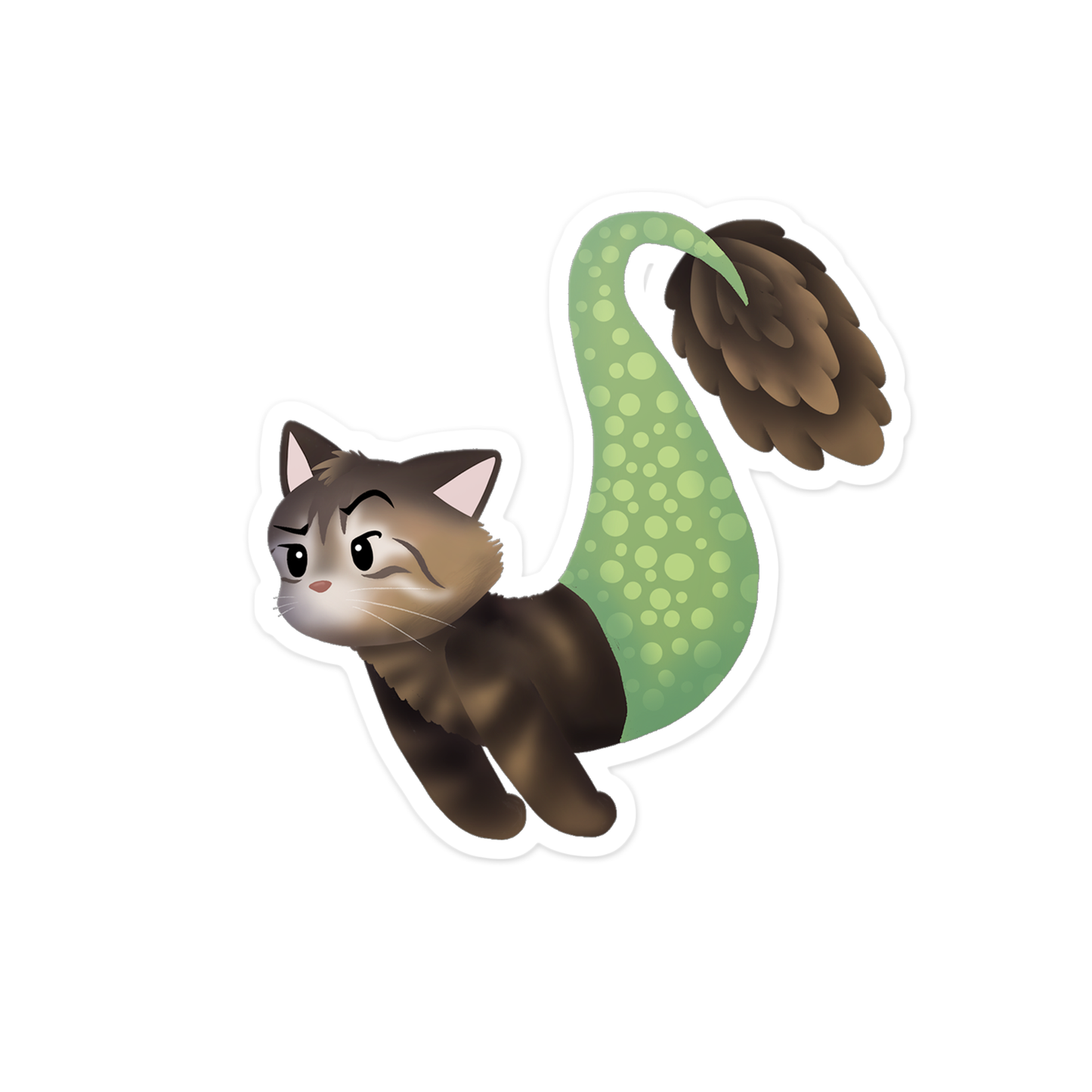 Purrmaid Merida & Baby Purrmaid Enie - Stickers