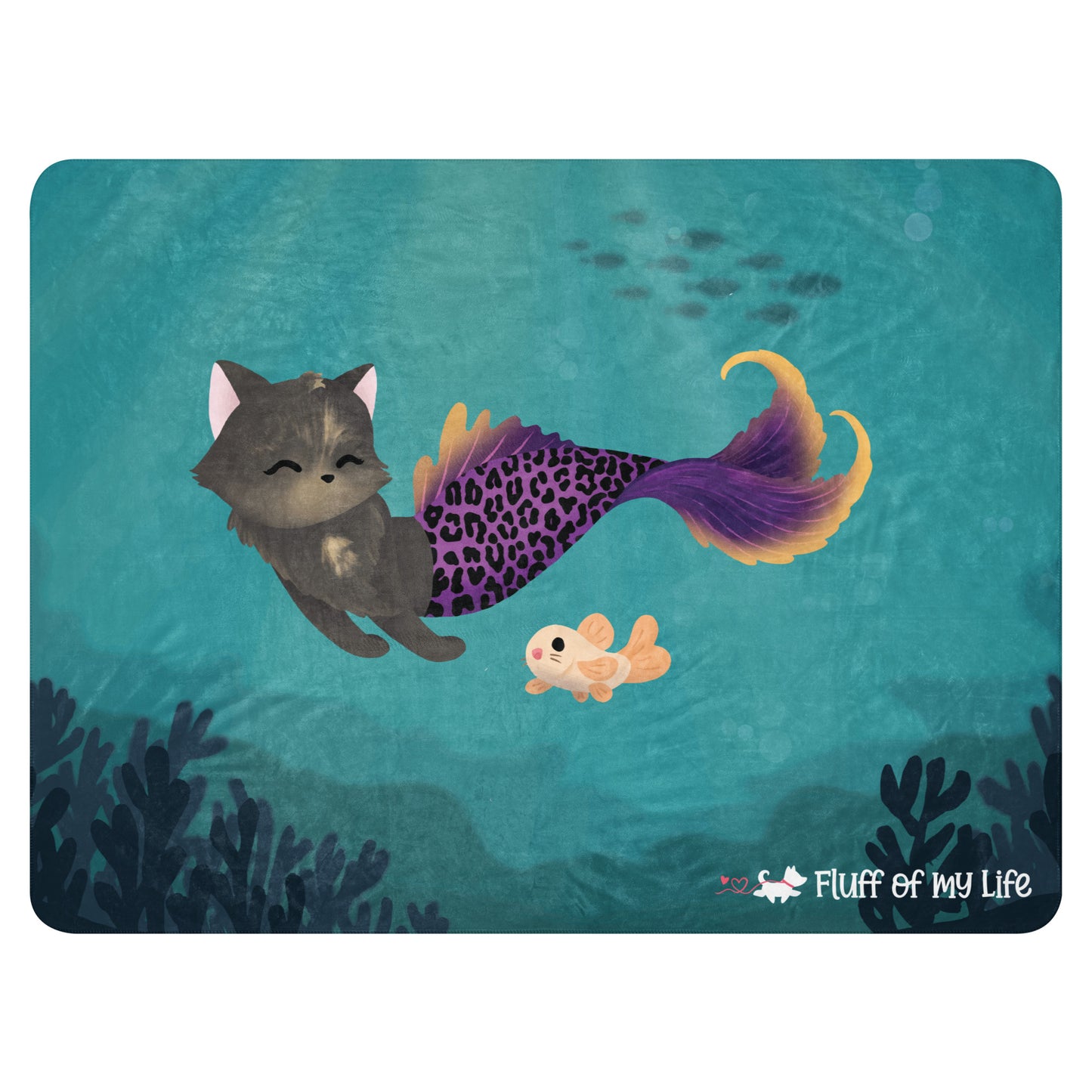 Purrmaid Scooty Blanket