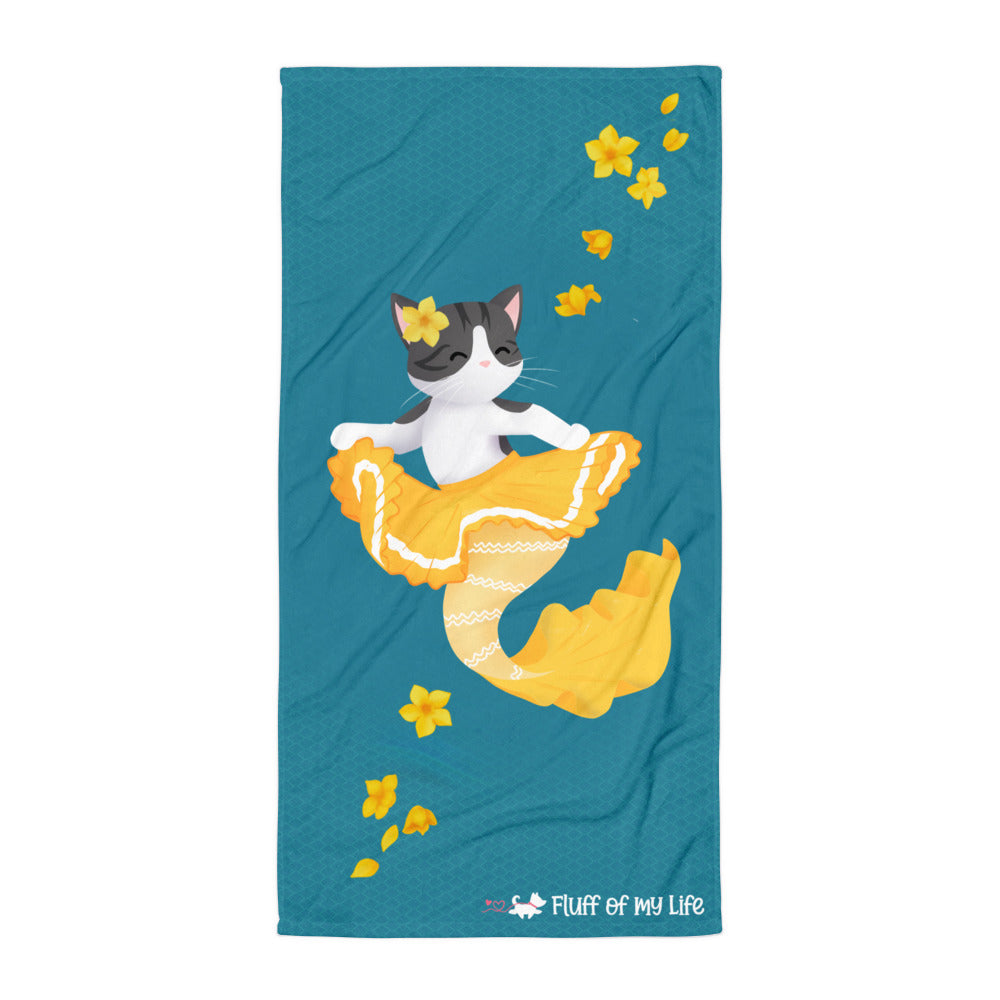 Purrmaid Scout Towel