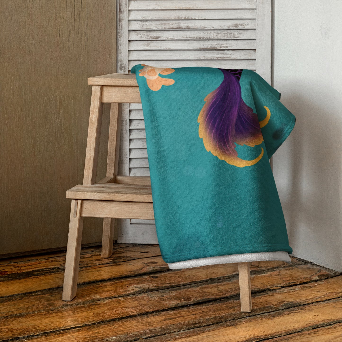 Purrmaid Scooty Towel