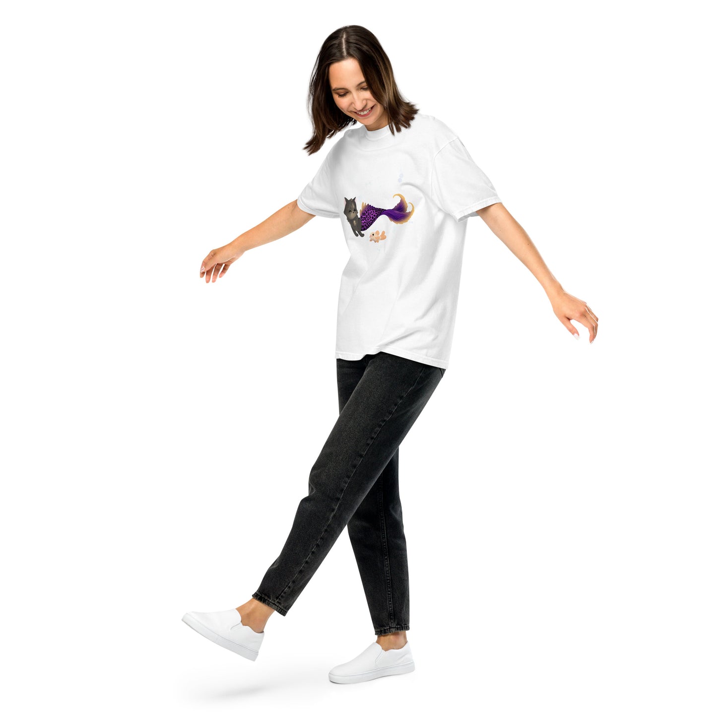 Purrmaid Scooty Unisex T-shirt