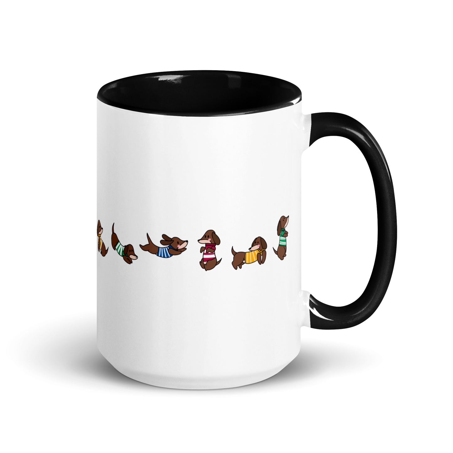 Dachshunds in Stripes Mug