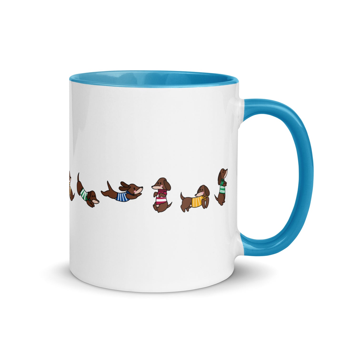 Dachshunds in Stripes Mug