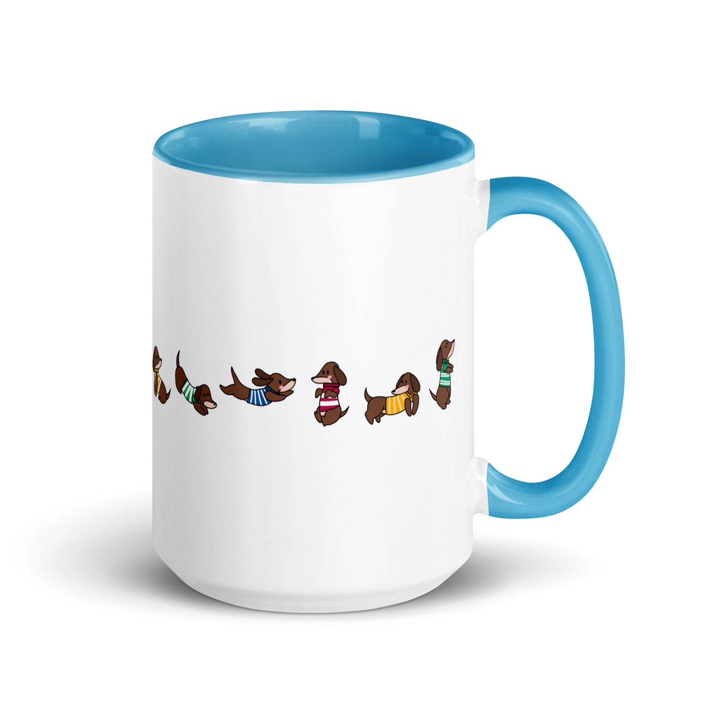 Dachshunds in Stripes Mug