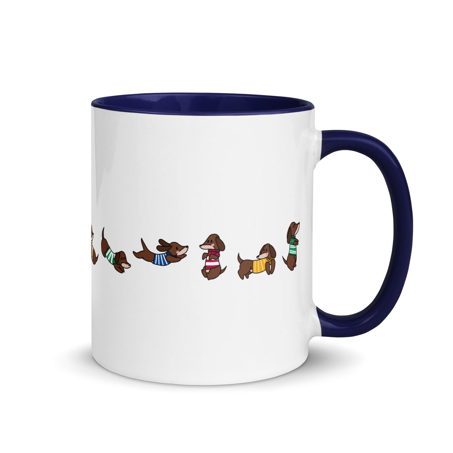 Dachshunds in Stripes Mug