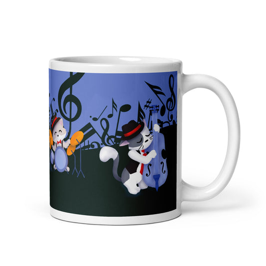 Jazz Kitties Mug