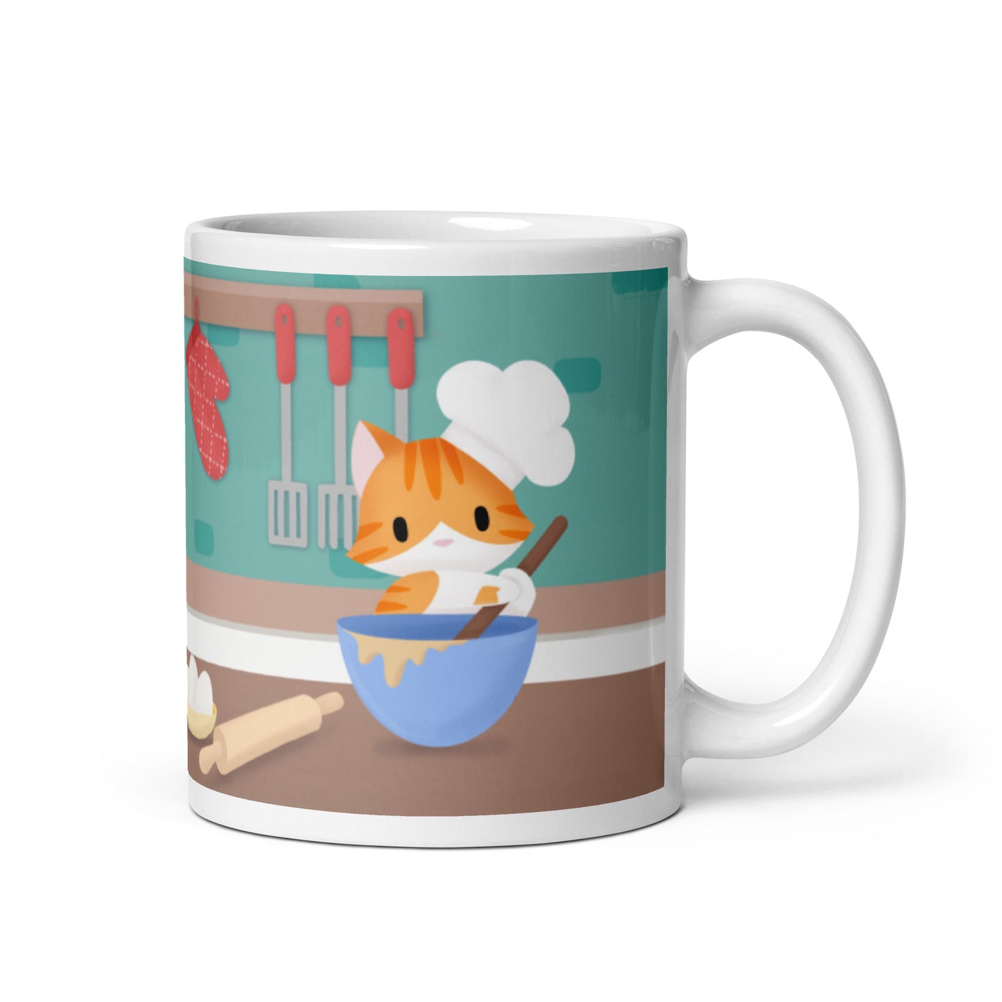 Chef Baker Kitty Mug