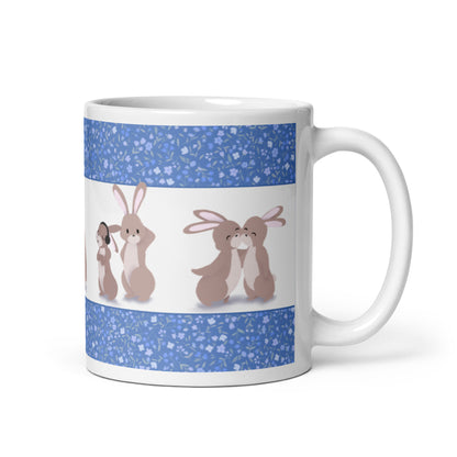 A Mother's Love Bunnies Mug - White