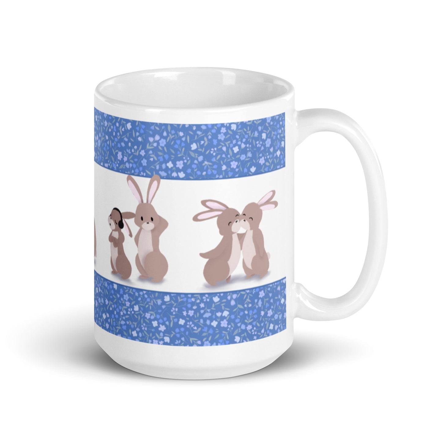 A Mother's Love Bunnies Mug - White