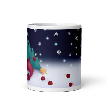 Purrmaid Java Christmas Mug