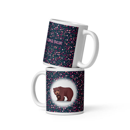 Mama Bear & Baby Bear Hugging Mug