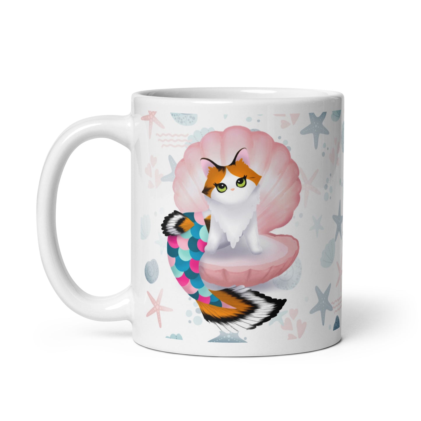 Purrmaid Paisley Mug