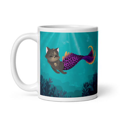 Purrmaid Scooty Mug