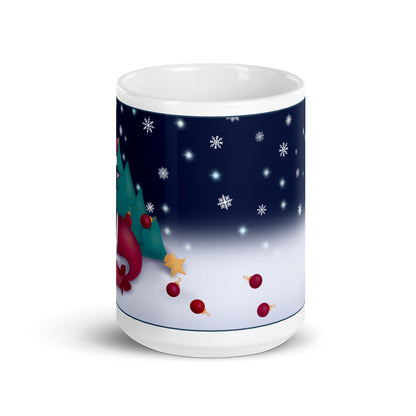 Purrmaid Java Christmas Mug