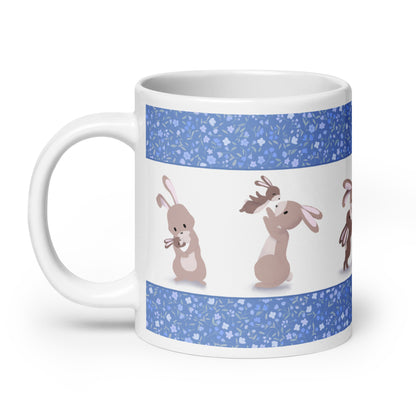 A Mother's Love Bunnies Mug - White