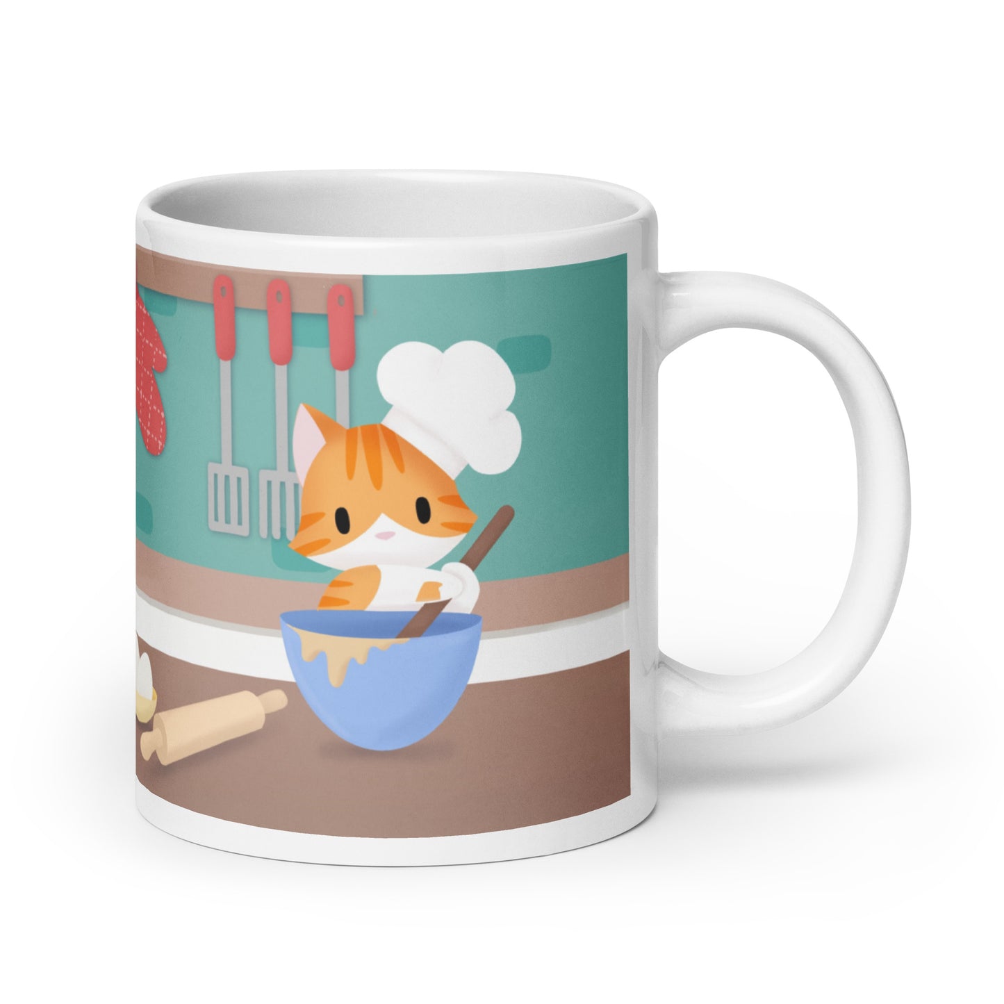 Chef Baker Kitty Mug