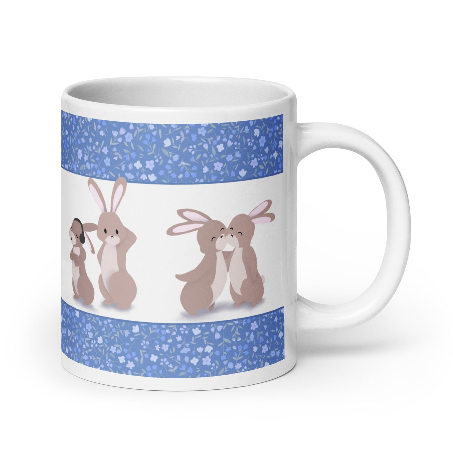 A Mother's Love Bunnies Mug - White