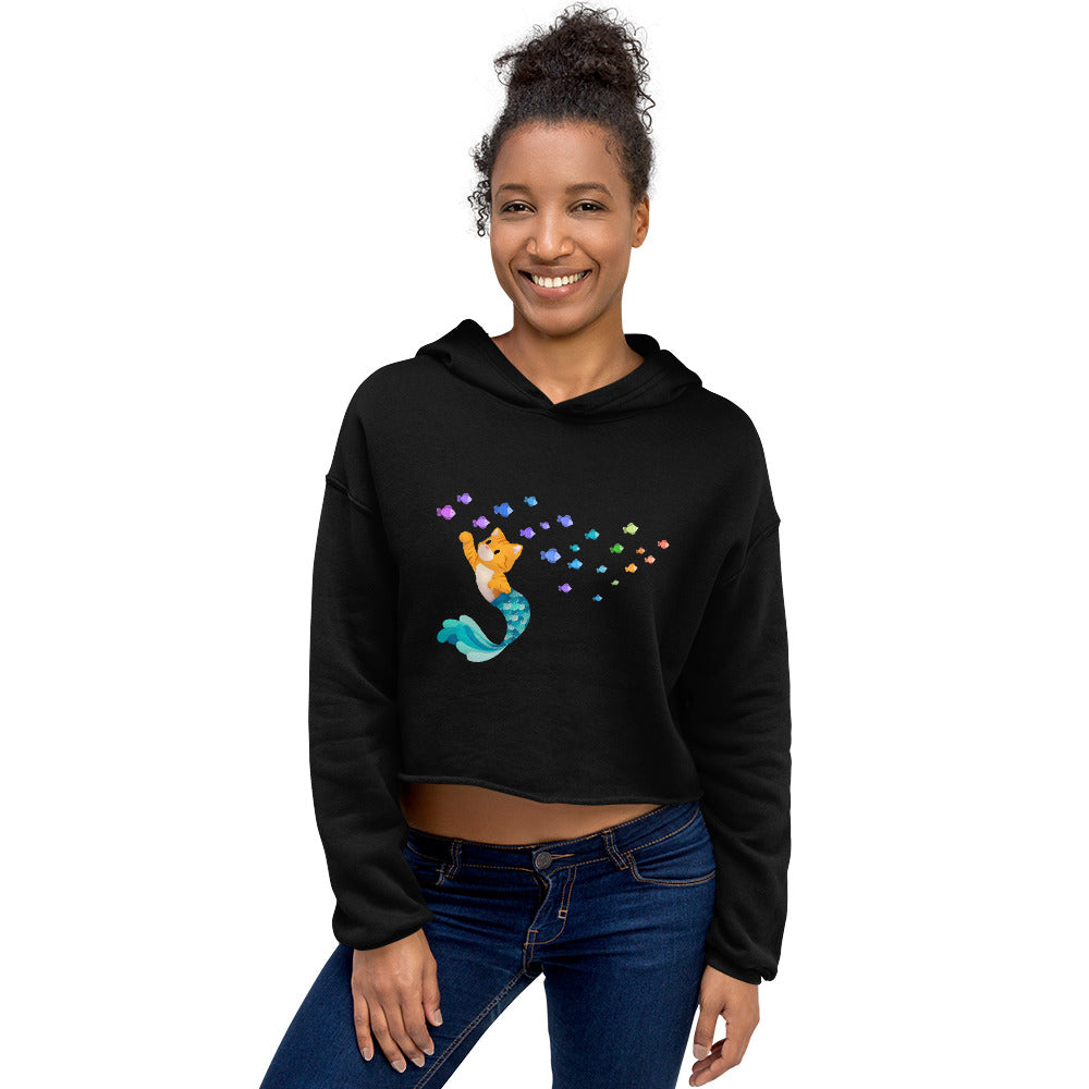 Purrman Jude Crop Hoodie