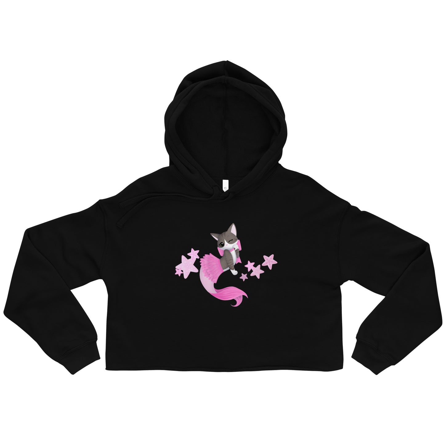 Purrmaid Aoife Crop Hoodie