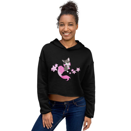 Purrmaid Aoife Crop Hoodie