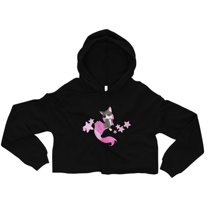 Purrmaid Aoife Crop Hoodie