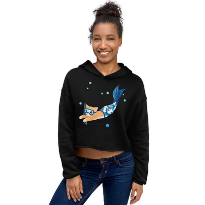 Purrman Reecie Crop Hoodie