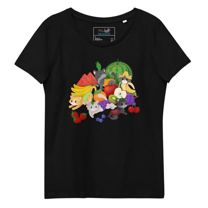 Fruit Salad Kitties Womens Tee