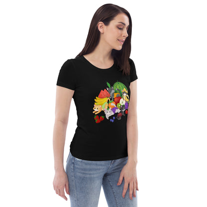 Fruit Salad Kitties Womens Tee