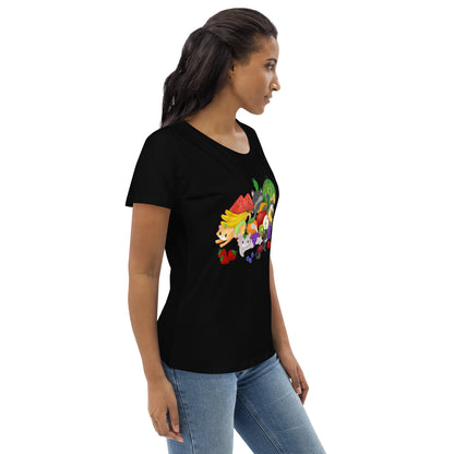 Fruit Salad Kitties Womens Tee