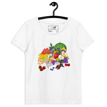 Fruit Salad Kitties Womens Tee