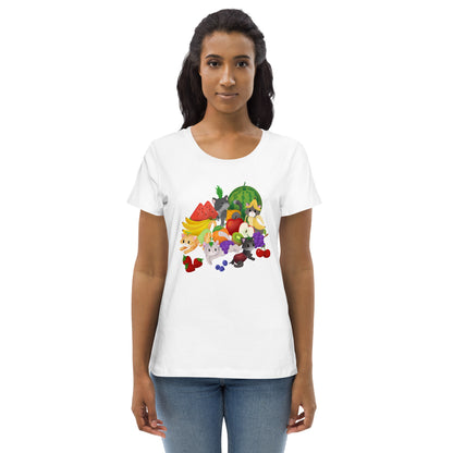 Fruit Salad Kitties Womens Tee