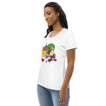 Fruit Salad Kitties Womens Tee