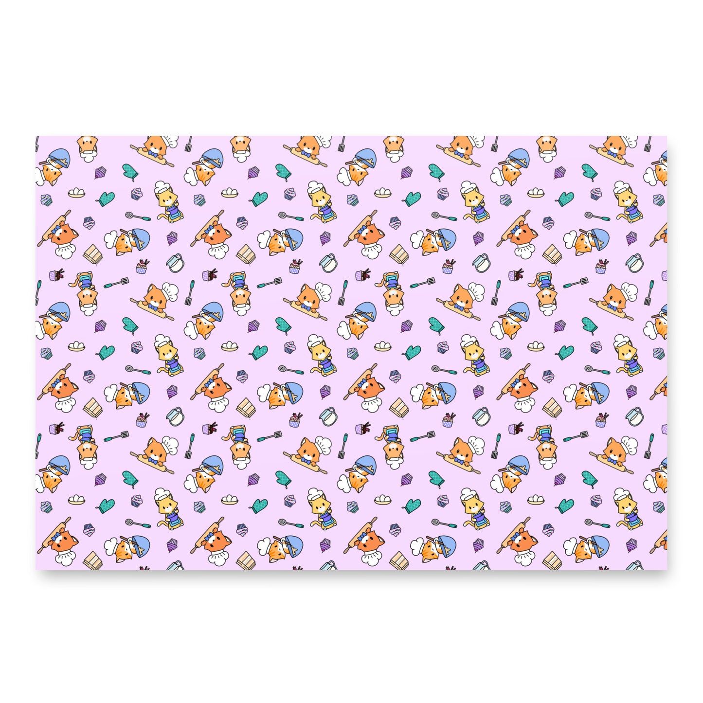 Chef Kitty Wrapping Paper