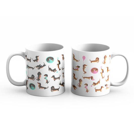 Cute Dachshunds Coffee Mug