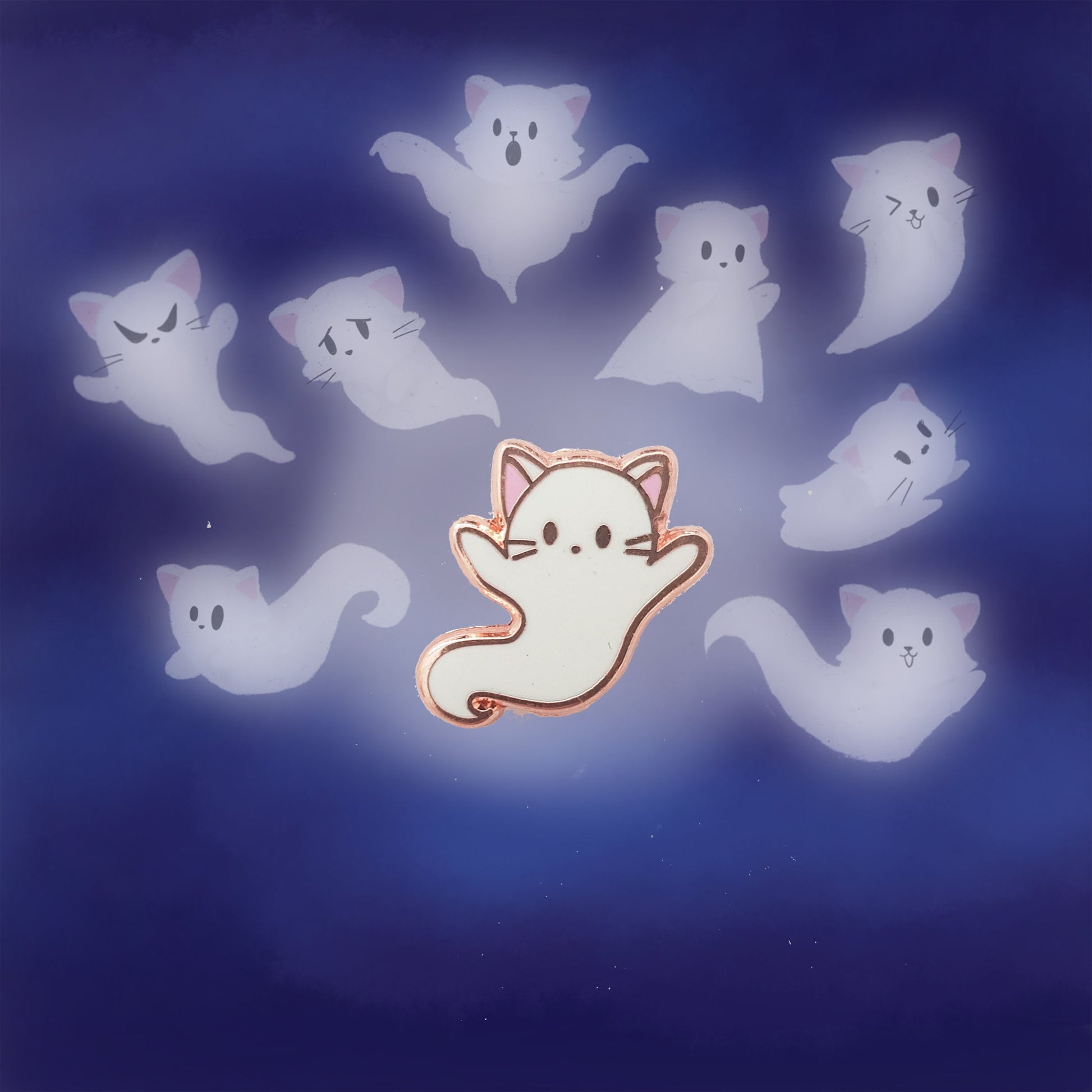 Halloween Kitties, Set of 5