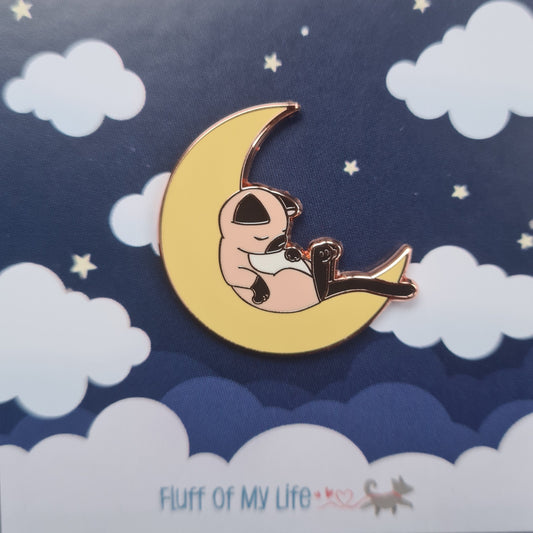 Sleeping Kitty Enamel Pin *Exclusive* Pin Club May 2021 Reward