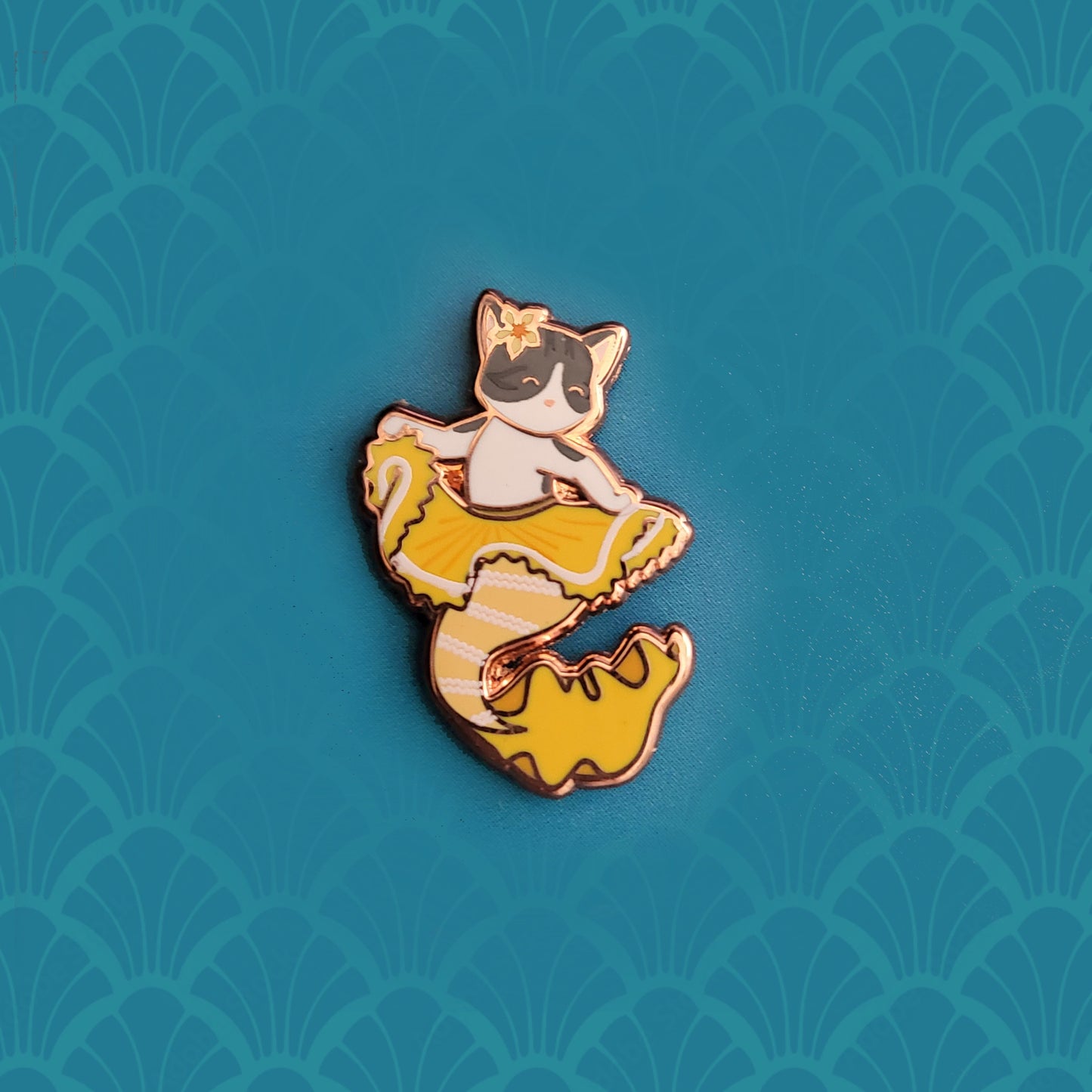 Purrmaid Scout Pin