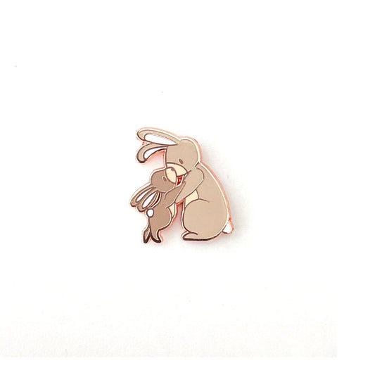 Mother & Child Bunny 3rd of 5, Child - Enamel Pin, Mother’s Day Gift, Pins, Brooches & Lapel Pins