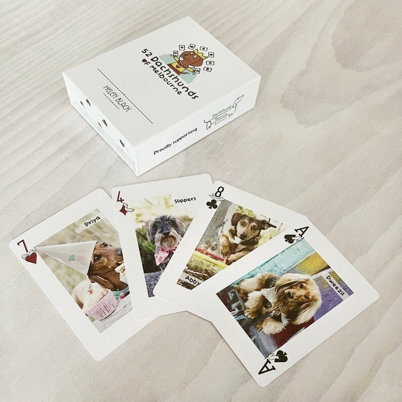 Dachshund Card Deck - &quot;52 Dachshunds of Melbourne&quot; Playing Cards, Helen Black Photography, Miscellaneous,
