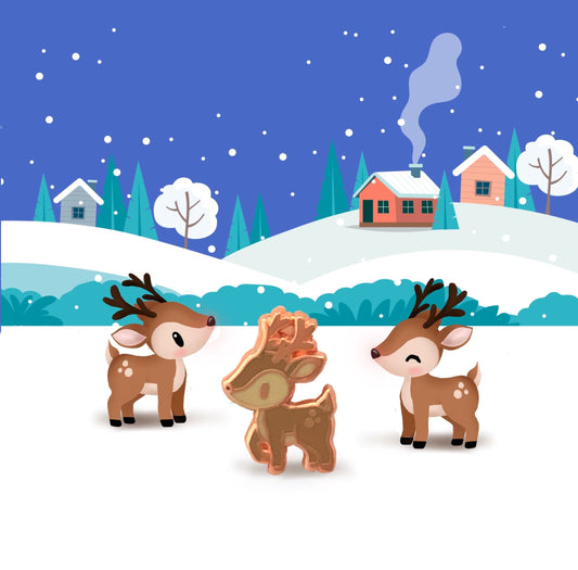 Rudolph - Tiny Christmas Enamel Pin, Pins, Brooches & Lapel Pins
